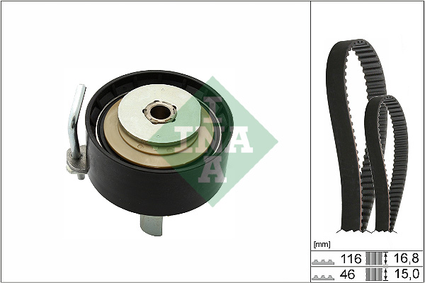 Timing Belt Set - 530 0763 10 Schaeffler INA