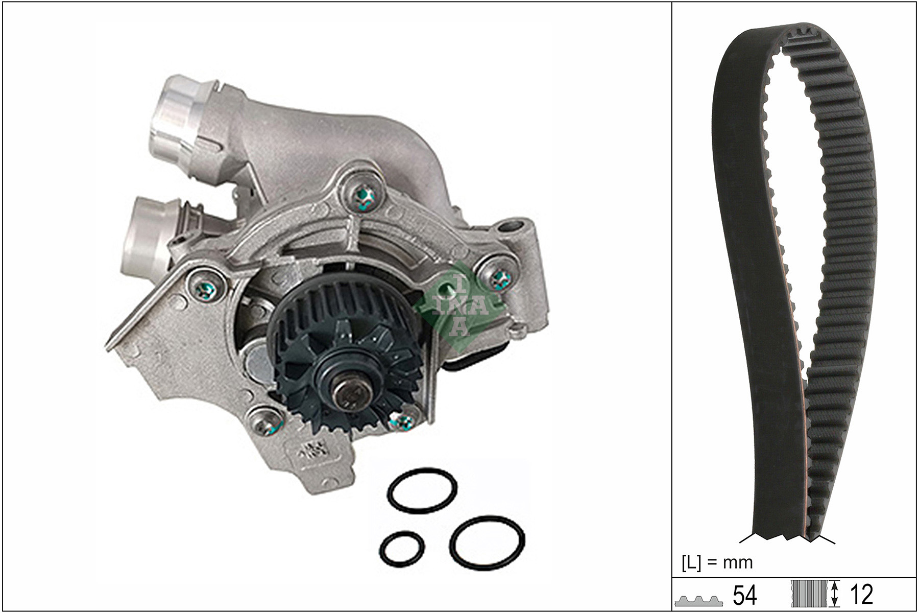 Water Pump & Timing Belt Set - 530 0845 30 Schaeffler INA