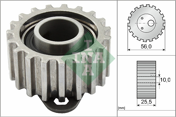 Tensioner Pulley, timing belt - 531 0204 10 Schaeffler INA