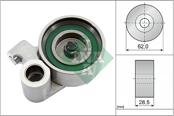 Tensioner Pulley, timing belt - 531 0215 20 Schaeffler INA