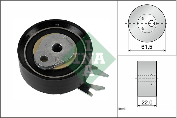 Tensioner Pulley, timing belt - 531 0252 30 Schaeffler INA