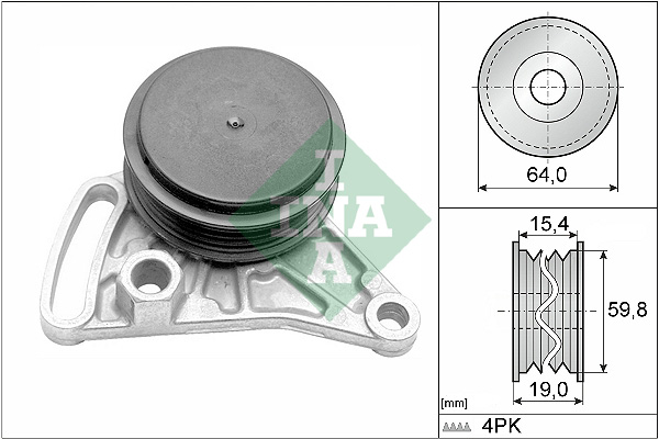 Натяжной ролик, поликлиновой ремень - 531 0309 10 Schaeffler INA