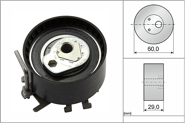 Tensioner Pulley, timing belt - 531 0404 10 Schaeffler INA