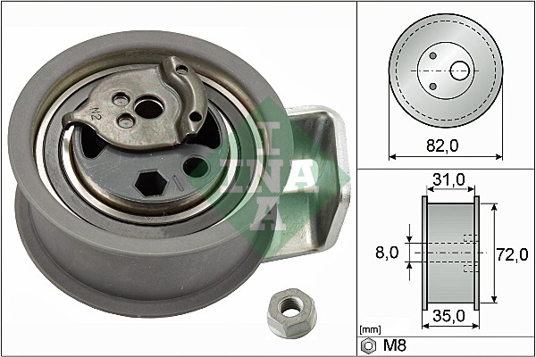 Rullo tenditore, Cinghia dentata - 531 0436 20 Schaeffler INA