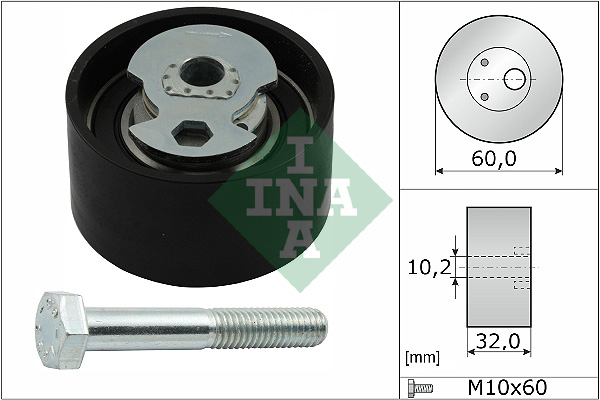 Tensioner Pulley, timing belt - 531 0504 10 Schaeffler INA