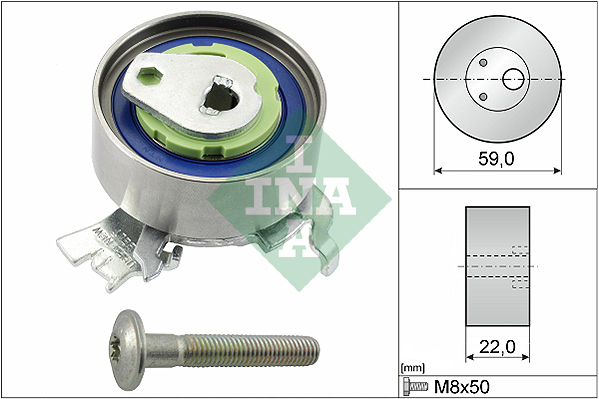 Tensioner Pulley, timing belt - 531 0518 30 Schaeffler INA