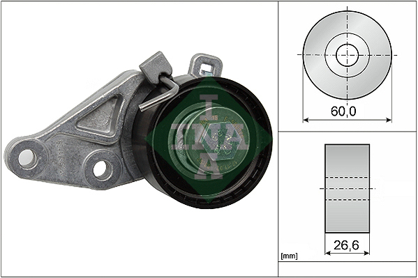Tensioner Pulley, timing belt - 531 0586 10 Schaeffler INA