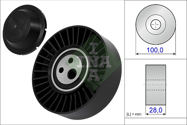 Rullo tenditore, Cinghia Poly-V - 531 0635 20 Schaeffler INA