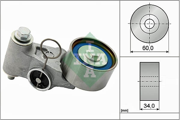 Tensioner Pulley, timing belt - 531 0655 20 Schaeffler INA
