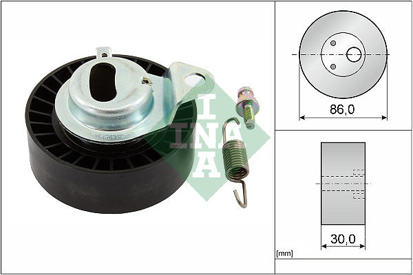 Tensioner Pulley, timing belt - 531 0657 20 Schaeffler INA