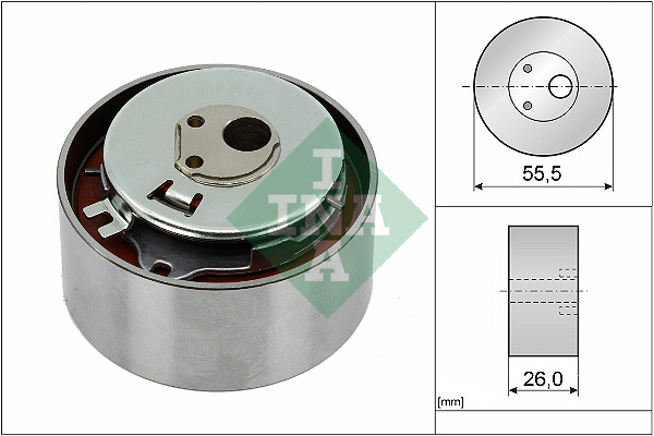 Tensioner Pulley, timing belt - 531 0778 10 Schaeffler INA