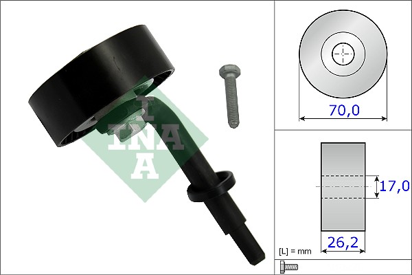 Натяжной ролик, поликлиновой ремень - 531 0783 10 Schaeffler INA