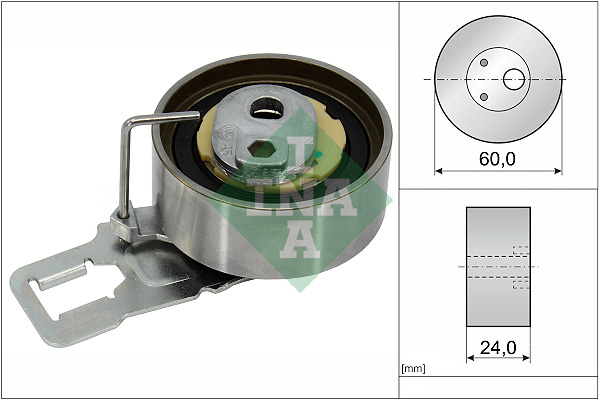 Tensioner Pulley, timing belt - 531 0829 10 Schaeffler INA
