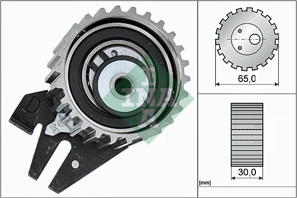 Tensioner Pulley, timing belt - 531 0844 10 Schaeffler INA