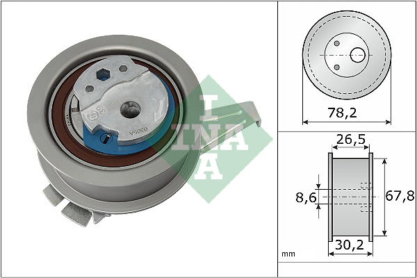 įtempiklio skriemulys, paskirstymo diržas - 531 0847 10 Schaeffler INA