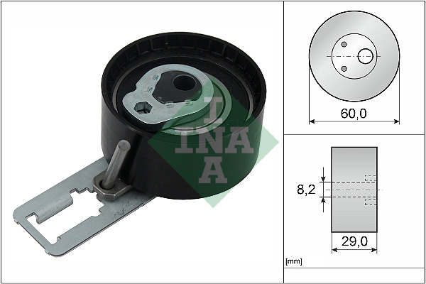 Tensioner Pulley, timing belt - 531 0850 10 Schaeffler INA