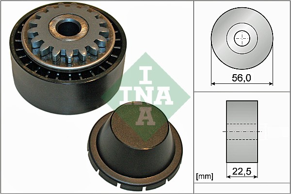 Tensioner Pulley, V-ribbed belt - 531 0854 10 Schaeffler INA