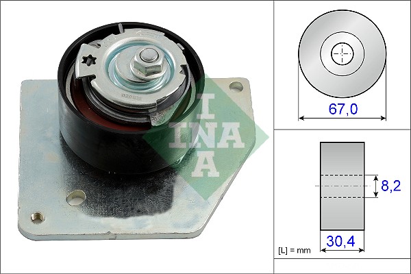 Tensioner Pulley, timing belt - 531 0858 10 Schaeffler INA