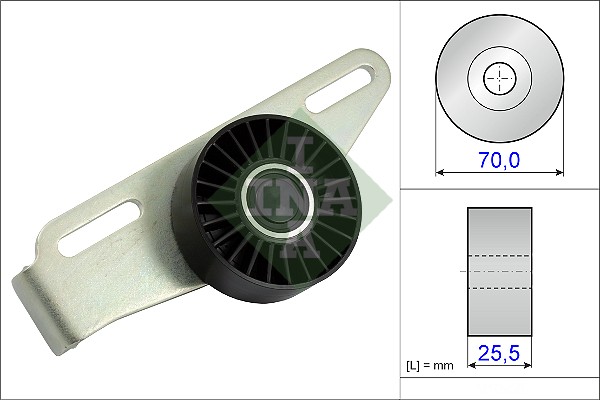 Tensioner Pulley, V-ribbed belt - 531 0868 10 Schaeffler INA