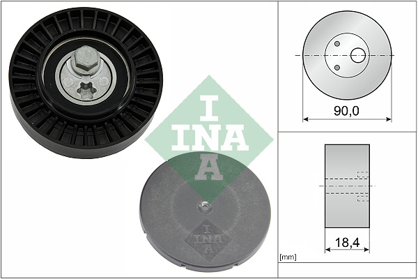 Tensioner Pulley, V-ribbed belt - 531 0880 10 Schaeffler INA