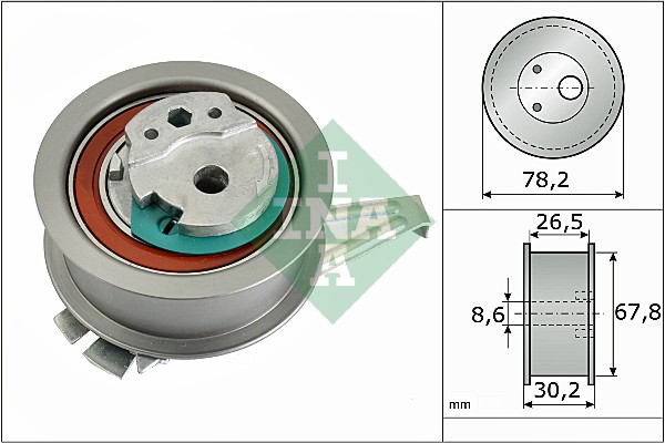 Натяжной ролик, ремень ГРМ - 531 0894 10 Schaeffler INA