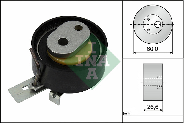 Tensioner Pulley, timing belt - 531 0938 10 Schaeffler INA