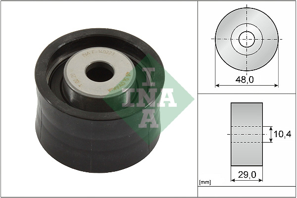 Deflection/Guide Pulley, timing belt - 532 0093 10 Schaeffler INA