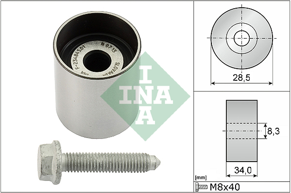 Deflection/Guide Pulley, timing belt - 532 0197 10 Schaeffler INA