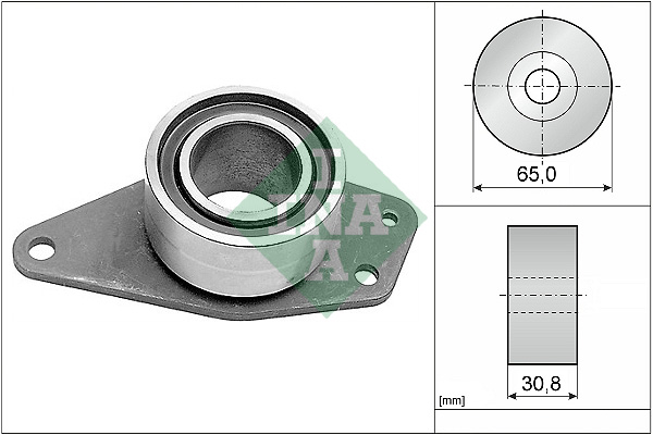 Deflection/Guide Pulley, timing belt - 532 0222 10 Schaeffler INA