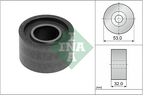 kreipiantysis skriemulys, paskirstymo diržas - 532 0225 10 Schaeffler INA