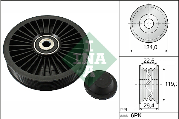Galoppino/Guidacinghia, Cinghia Poly-V - 532 0242 10 Schaeffler INA