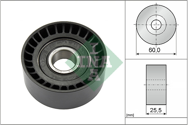 Deflection/Guide Pulley, V-ribbed belt - 532 0243 10 Schaeffler INA