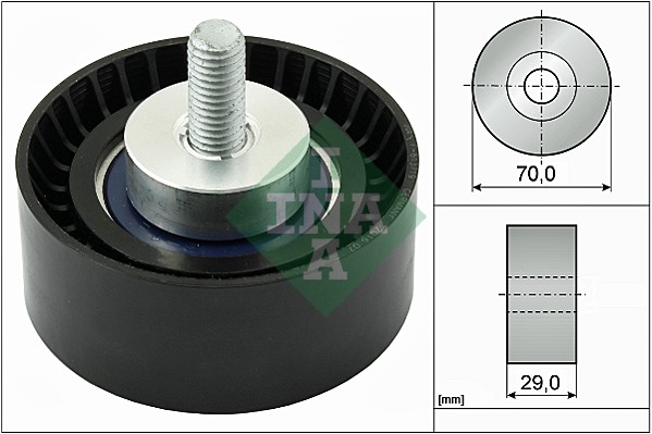 Паразитный / ведущий ролик, поликлиновой ремень - 532 0298 10 Schaeffler INA
