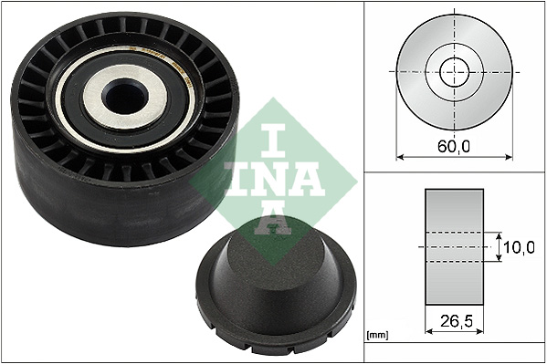 kreipiantysis skriemulys, V formos rumbuotas diržas - 532 0331 10 Schaeffler INA