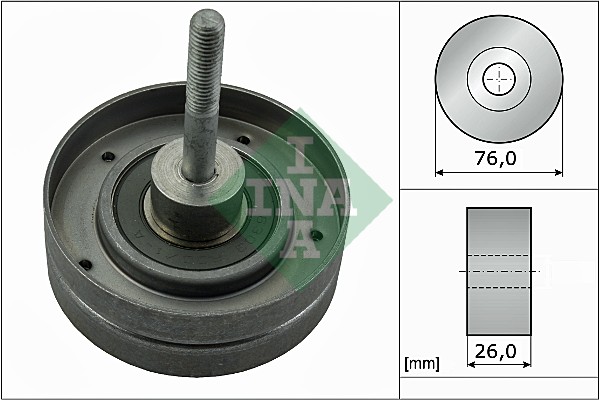 Deflection/Guide Pulley, V-ribbed belt - 532 0351 30 Schaeffler INA