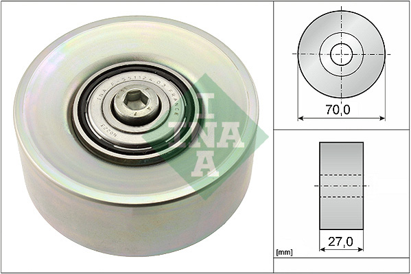 Паразитный / ведущий ролик, поликлиновой ремень - 532 0398 10 Schaeffler INA