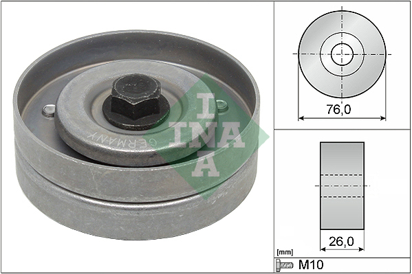 Deflection/Guide Pulley, V-ribbed belt - 532 0402 30 Schaeffler INA