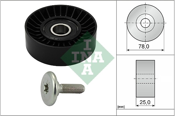 Deflection/Guide Pulley, V-ribbed belt - 532 0439 10 Schaeffler INA