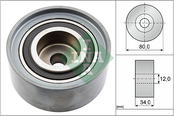 Deflection/Guide Pulley, timing belt - 532 0527 10 Schaeffler INA