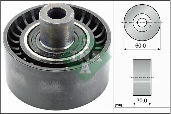 Deflection/Guide Pulley, V-ribbed belt - 532 0538 10 Schaeffler INA