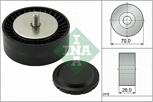 Deflection/Guide Pulley, V-ribbed belt - 532 0553 10 Schaeffler INA