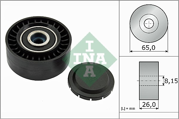 kreipiantysis skriemulys, V formos rumbuotas diržas - 532 0564 10 Schaeffler INA