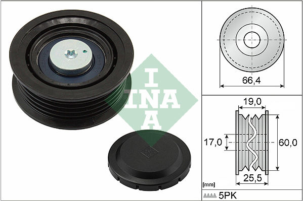 Galoppino/Guidacinghia, Cinghia Poly-V - 532 0642 10 Schaeffler INA