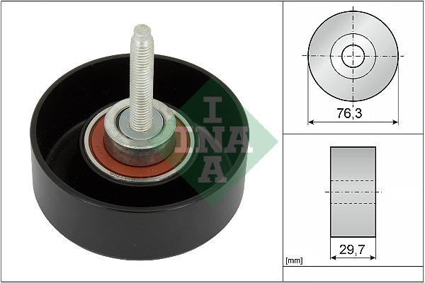 Паразитный / ведущий ролик, поликлиновой ремень - 532 0651 10 Schaeffler INA