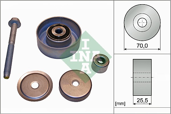 Deflection/Guide Pulley, V-ribbed belt - 532 0665 10 Schaeffler INA