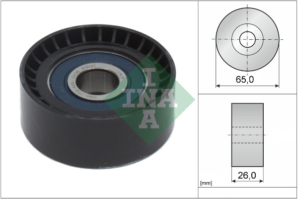 Deflection/Guide Pulley, V-ribbed belt - 532 0666 10 Schaeffler INA