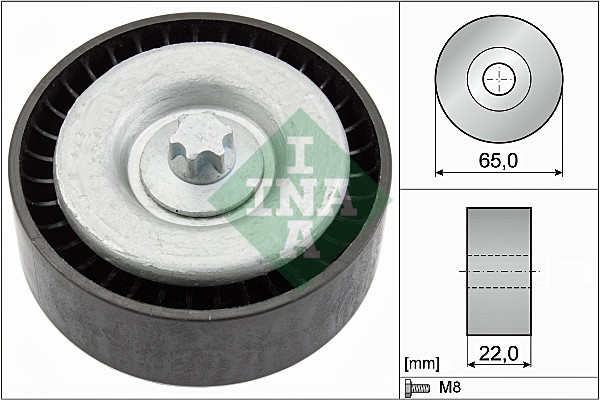 kreipiantysis skriemulys, V formos rumbuotas diržas - 532 0667 10 Schaeffler INA