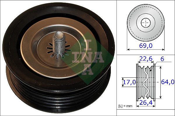 Galoppino/Guidacinghia, Cinghia Poly-V - 532 0671 10 Schaeffler INA