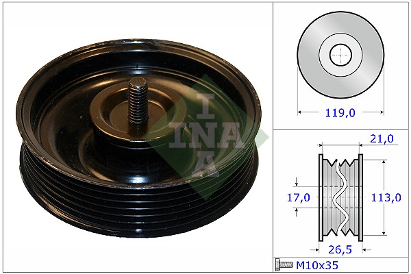 Galoppino/Guidacinghia, Cinghia Poly-V - 532 0695 10 Schaeffler INA