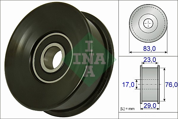 Deflection/Guide Pulley, V-ribbed belt - 532 0730 10 Schaeffler INA